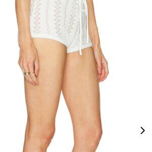 Helsa White Crochet Shorts | Helsa Adam Shorts